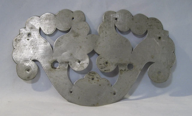 Ancient Korea.Joseon Dynasty Hand Carved White Copper Decoration Cloud pattern