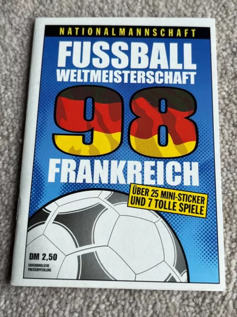 Panini Fussball Weltmeisterschaft 98 Frankreich small size album & stickers