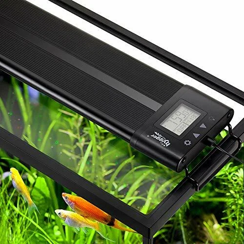 Hygger Auto On Off 48-55 Inch LED Aquarium Light Extendable Dimable 7 Colors Ful