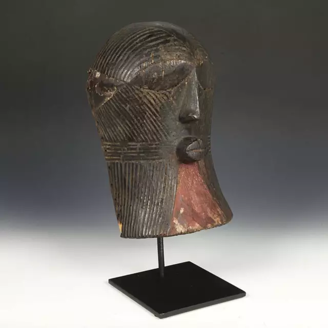 African Mask Kifwebe Songye Wood Democratic Republic Of Congo C. Africa 20Th C.