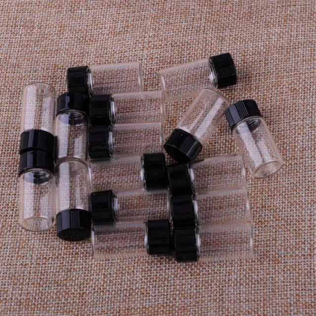 16x Probefläschchen 3ml Fläschchen Aromagläser Glaswaren Glasflasche Warenmuster