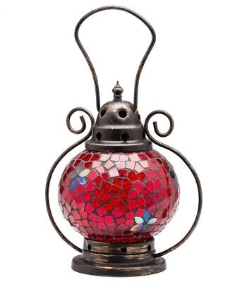 Vento leggero lampada lanterna tealight giardino terrazza casa di vetro vetrate
