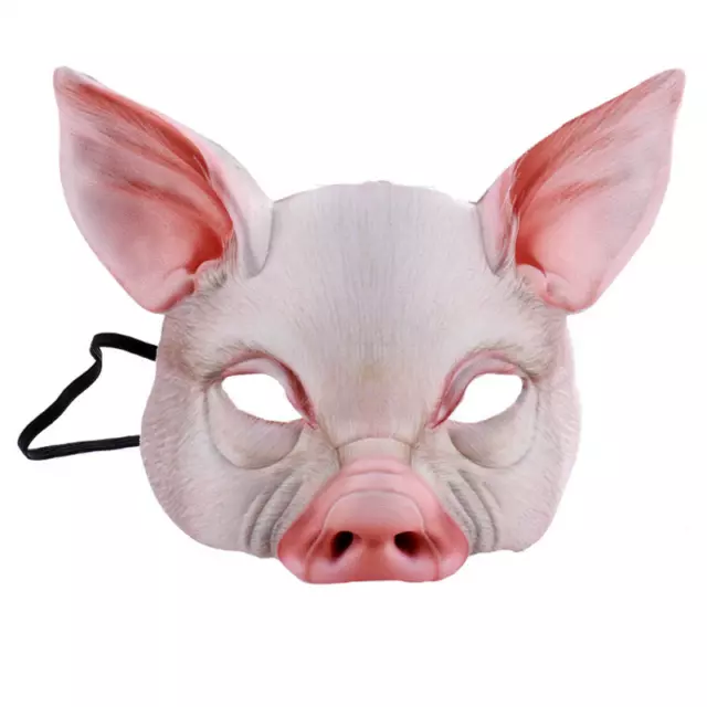 Halloween Pig Head Clothing Garden Manor Party Masked Ball Mask