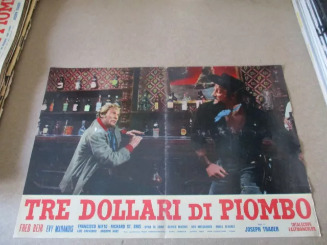 Tre Dollari Di Piombo Fotobusta Originale Prima Edizione