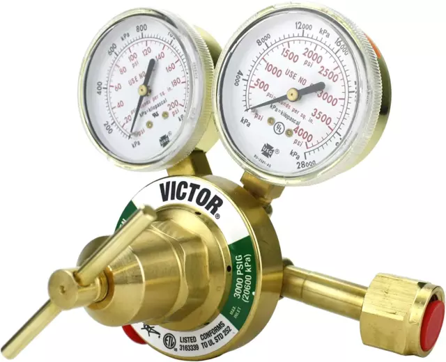 Heavy Duty Oxygen Regulator Model: 350-125-540 - Delivery Rate: 5-125 Psi - CGA-