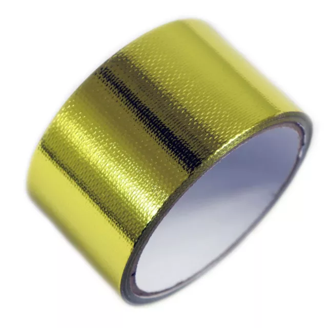 Hitzeschutztape Nastro Scudo Termico Oro 5M X 50MM Autoadesivo 450 °