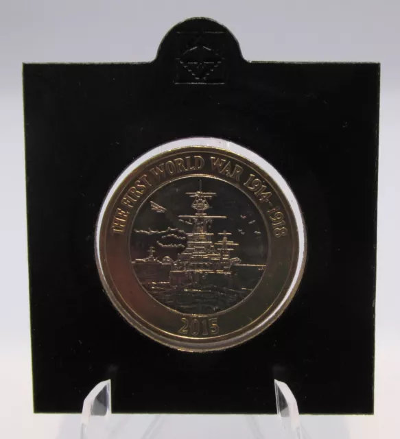 2015 WWI Navy Centenary £2 Two Pound Coin from a Sealed bag - in a Flip Holder