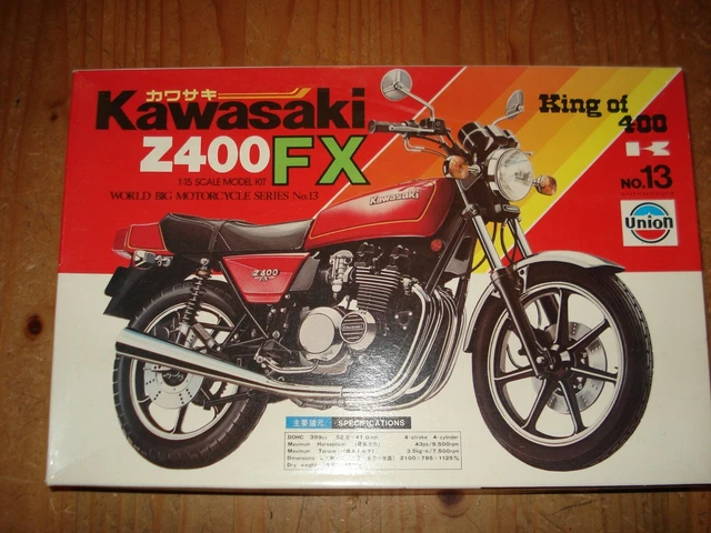 Maquette Union ZF1010 M-12:700 Kawasaki Z1-R TCII Turbo 1/15 – Boîte Abîmée