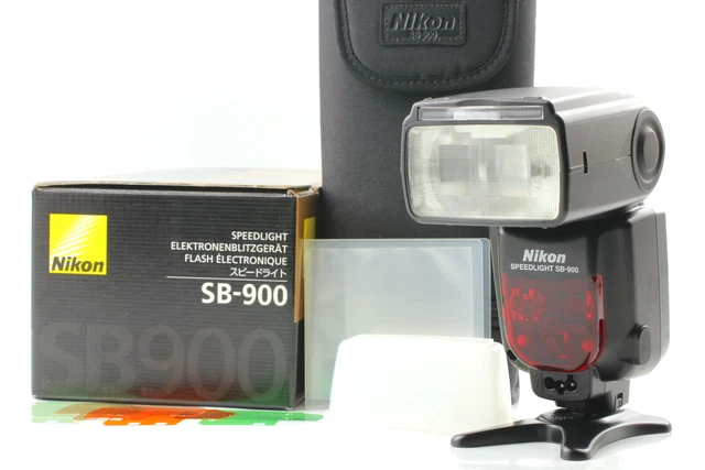 【Near MINT in Box & Case】 Nikon Speedlight SB-900 AF Shoe Mount Flash From JAPAN