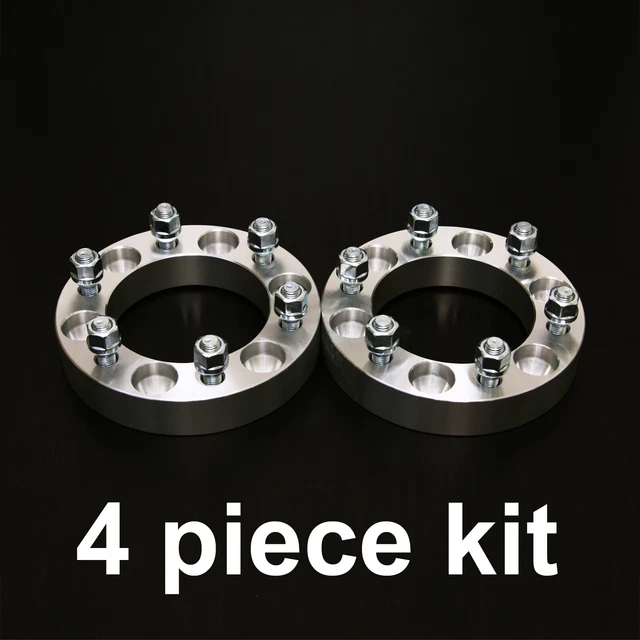 4pc 1.25" 6x139.7 Wheel Spacers (12x1.5 Studs) for Isuzu Lexus Mitsubishi Toyota