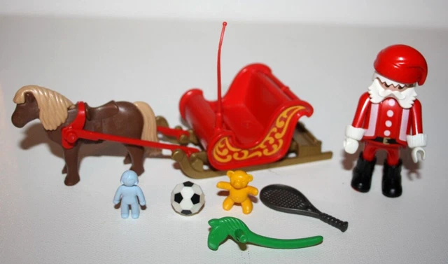Playmobil 3850 Pere Noel Traineau Poney Jouets Cadeaux Noel Calendrier Avent