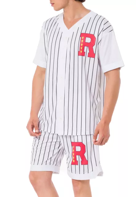 Redbridge Herren Set Baseball Trikot und Hose Jogginganzug Sport Sweat Suit