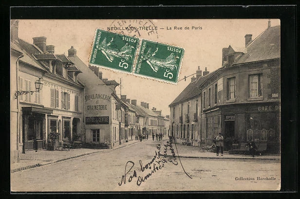 CPA Neuilly-en-Thelle, La Rue de Paris