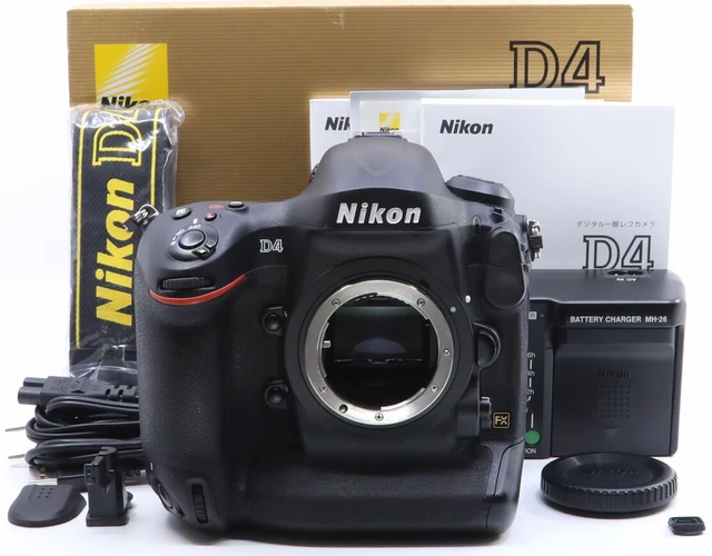 Nikon D4 16.2MP Digital SLR Camera【Shutter Count:20,353】Near Mint in BOX JAPAN