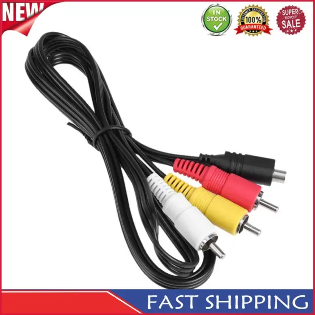 1.2m VMC-15FS A/V RCA to 10Pin Port Adapter Cable for Camera