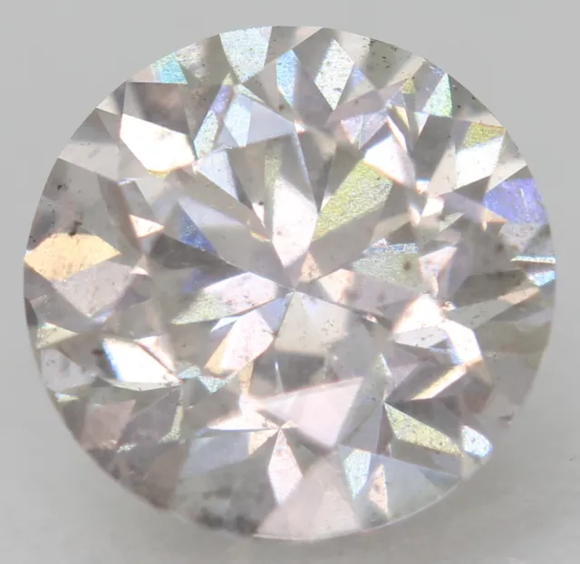 Certified 0.76 Carat H Color SI1 Round Brilliant Natural Loose Diamond 5.73mm