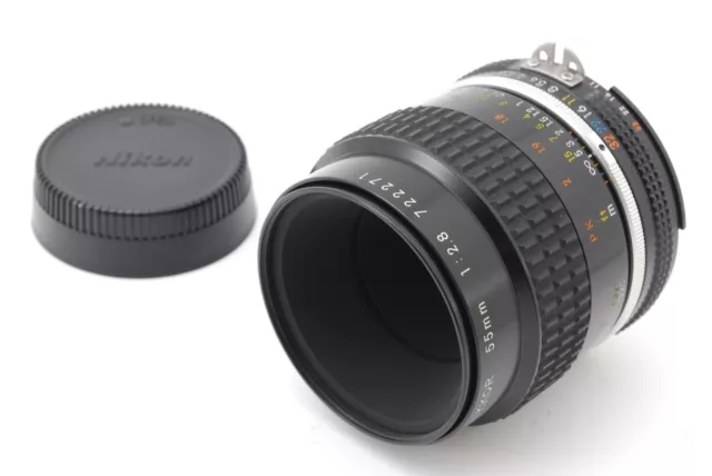 【N MINT+++】Nikon Ai-s AIS Micro Nikkor 55mm f/2.8 MF Macro Lens From JAPAN