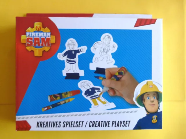 Kreatives Spielset Feuerwehrmann Sam / FIREMAN SAM Ausmalen & Spielen