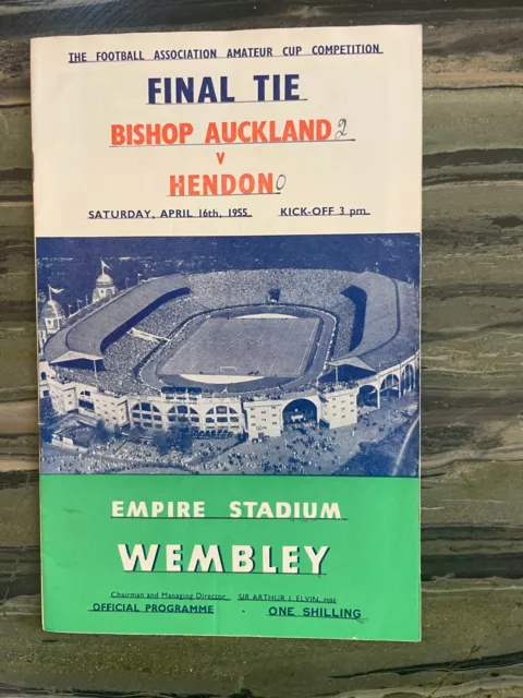 Bishop Auckland v Hendon, FA Amateur Cup Final 1955