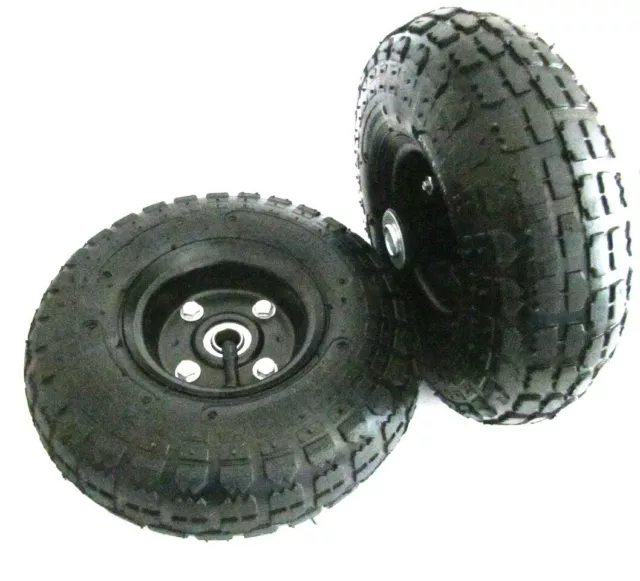 Solution #36 Surface Cleaner Replacement  PAIR of 10" Pneumatic Wheel And Tire 2