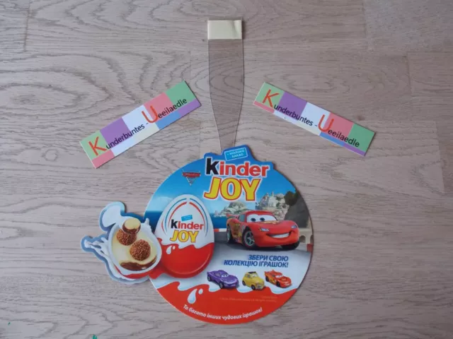 Werbematerial Ferrero  Polen/Ukraine  PAH/Regalanhänger Disney Cars Kinder Joy