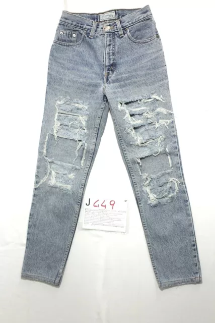 Levi's Custom Destroyed Boyfriend (Cod.J449) Tg.42 W28 L30 Jeans Occasion Femme