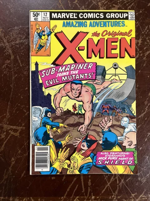 Amazing Adventures The Original X-Men #12 NOV 1980 Marvel Vtg 80s Comic Book