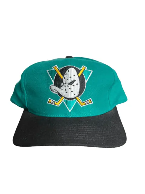 Vintage The Mighty Ducks Blockhead Snapback