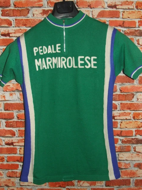 Maillot Veste Cyclisme Vintage Eroica - 80% Laine, Années 70, Taille XL