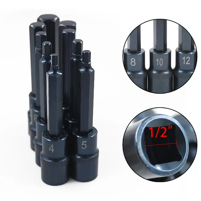 Jeu De 2 Clés à Douille Hexagonales En L (10mm Et 18mm) - Acier Carbone, Pour Espaces Restreints, Mécanique, Vélo, Meuble