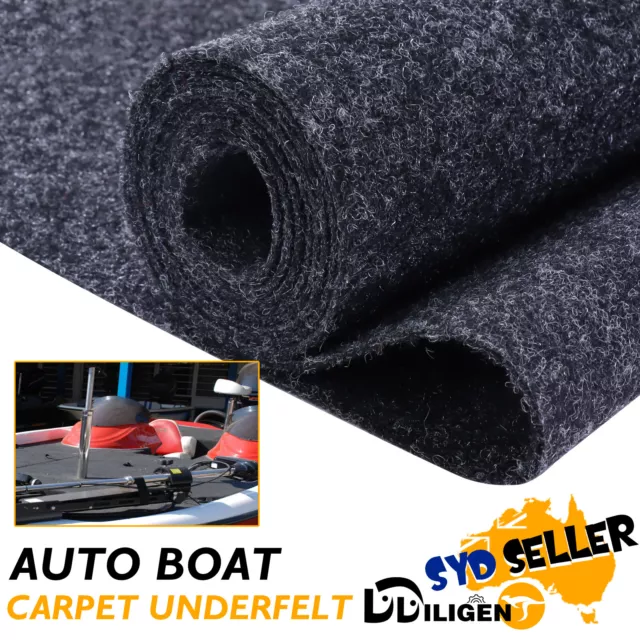 1.4Mx2M Marine Carpet Felt Grey Bass Boat Deck Trailer Bunk Renew Wear UV Resist