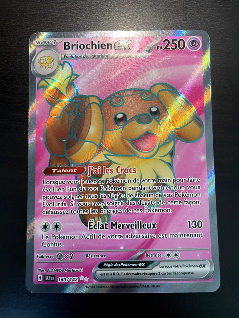 Carte Pokémon : Briochien EX 067/142 - SCR Couronne Stellaire - RR - NEUF - FR
