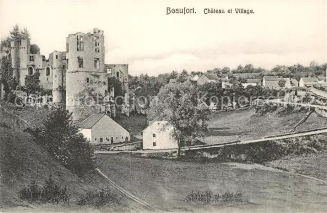 43194257 Beaufort_Befort_Luxembourg Chateau et Village