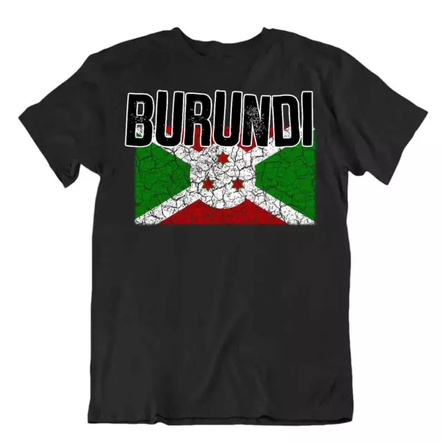 Burundi Drapeau Souvenir voyage cadeau patriote tourisme tradition T-shirt mode