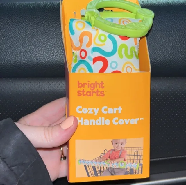 New Bright Starts Shopping Cart Cozy Cart Handle Cover NWT
