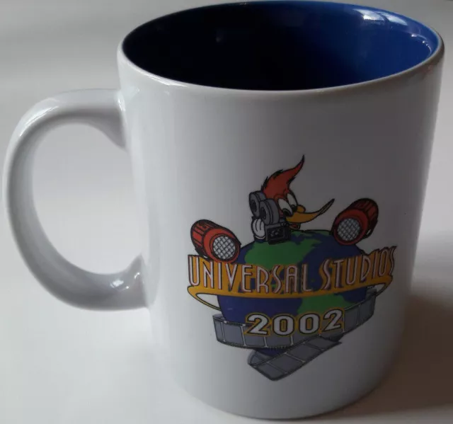 Universal Studios 2002 Tea/Coffee Mug Cup with Woody Woodpecker, Walter Lantz