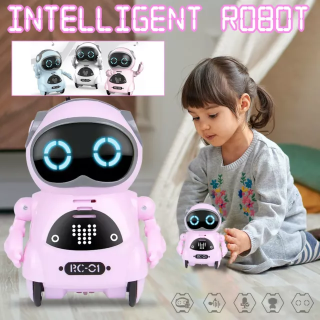 Smart RC Robot Toy Talking Music Mini Robot for Kids Induction Robotic Toys UK