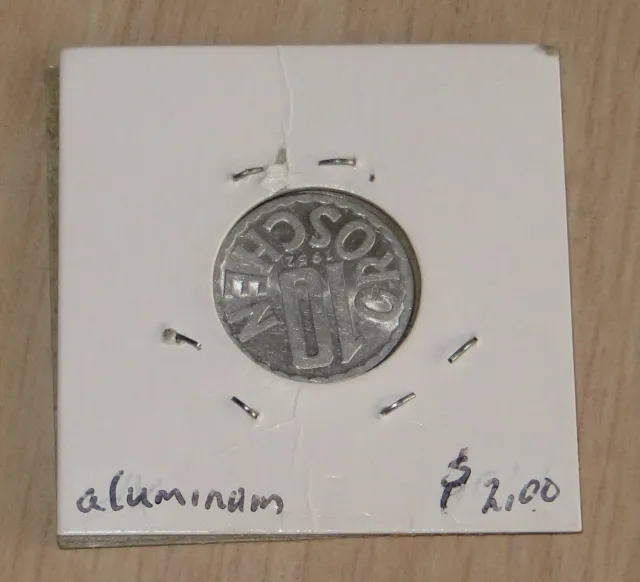  Austria 1952 10 Groschen coin 1P10 Uncirculated 2