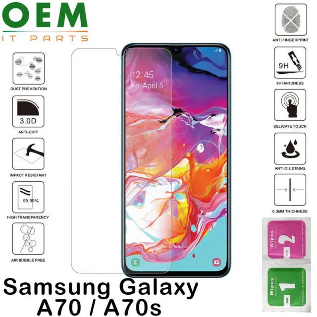 Screen Saver Protector For Samsung Galaxy A70 A70s Tempered Glass Guard Film