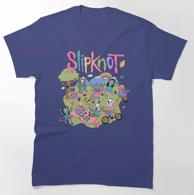 Slipknot Cartoon Characters Happy Nature Fun Unisex T-Shirt