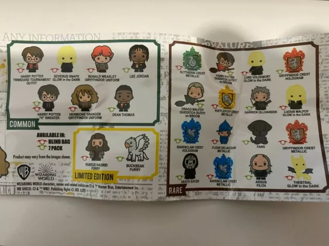OOSHIES - Harry Potter Collectibles Series 3 - Choose your own!