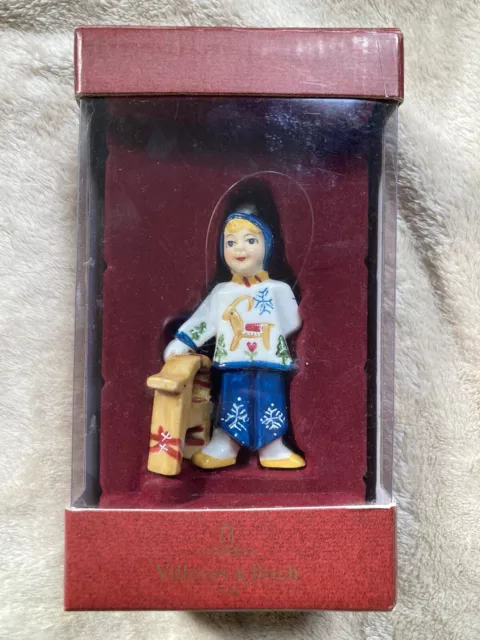 Villeroy & Boch Scandinavia Children Ornament in Box Porcelain Ceramic