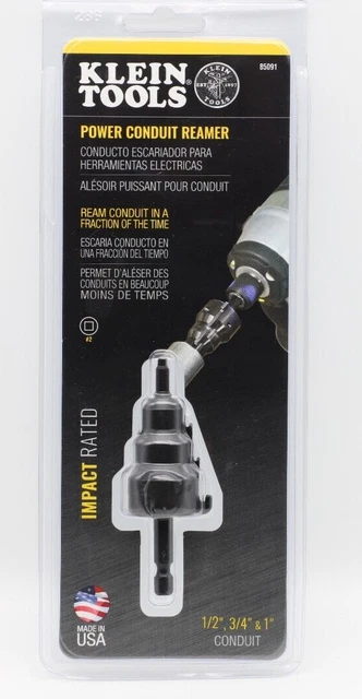 Klein Tools 85091 Conduit Fitting Reamer Drill Head New
