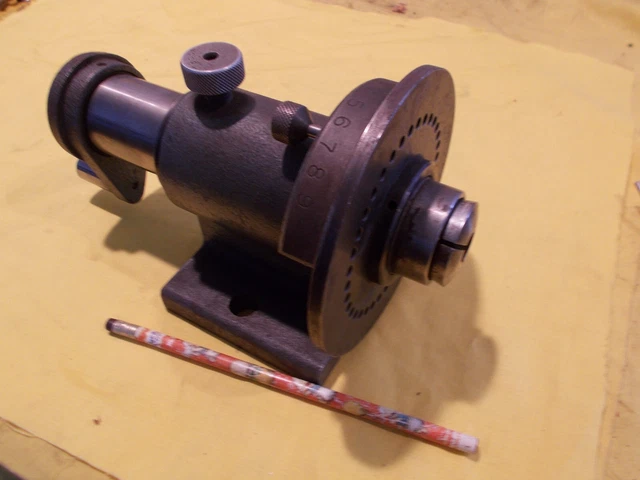 YUASA 5C SPIN INDEXING FIXTURE 550-003 indexer spacer with HARDINGE 1/2" COLLET