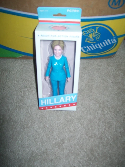 HILLARY Rodham CLINTON A Ready-For-Action Figure 2016 FCTRY New IN Box