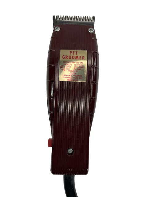 Oster Professional Pet Grooming Trimmers Electric Dog Hair Clippers 151-04A Box