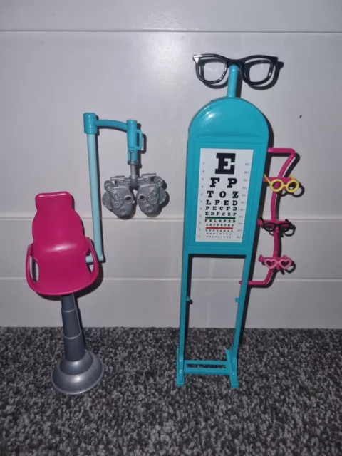 Barbie CAREERS I Can Be An Eye Doctor Playset (Doll Not Included) Opticians RARE