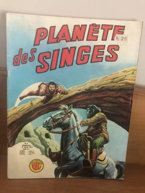 Be++/ Planetes Des Singes N° 3/Mensuel  Lug / Eo Avril  1977/