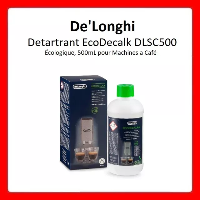 Detartrant Eco Decalk DLSC500 De Longhi Ecologique 500mi pour Machines a Cafe