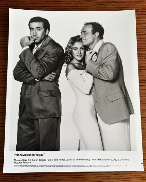 HONEYMOON IN VEGAS Press Photo Sarah Jessica Parker Nicolas Cage James Caan 1992